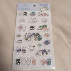 しろたん はぴだんぶい ぷくっとシール サンリオ ハンギョドン けろっぴ