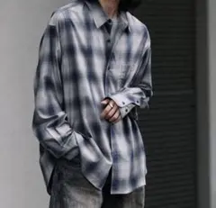 VAINL ARCHIVE check anorak オンブレチェック シャツ - メルカリ