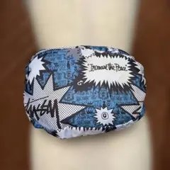 STUSSY ステューシー　ウエストポーチ　ボディバッグ　ポップアート風