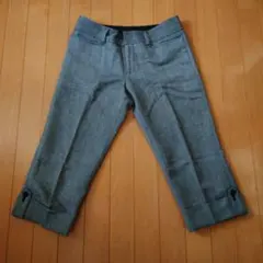 ヘリンボーン グレー ショートパンツ