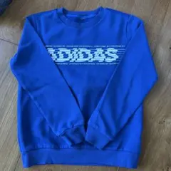 ADIDAS adidas アディダス　青 トレーナー キッズ