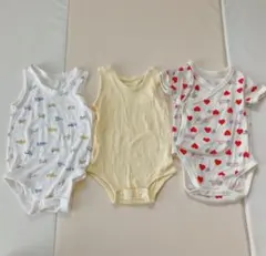 プティマイン　ユニクロ　ロンパース　赤ちゃん　ベビー服　タンクトップ　半袖