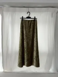 ベロア ロングスカート