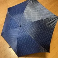【Pierre Cardin】折りたたみ傘 ネイビー 総柄のサムネイル