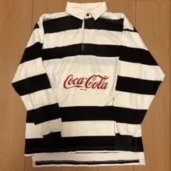 “Coca-Cola” ボーダーロンTポロシャツのサムネイル