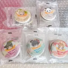 呪術廻戦 ぷにとっぷ♡ くれーぷりーあそーと 缶バッジ　セット　ガチャガチャ