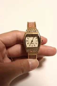nattito ピンクゴールド 腕時計 ストーン付き