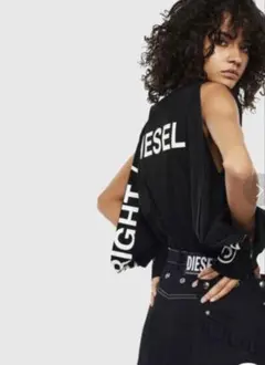 DIESEL ディーゼル ロングシャツ ワンピース Fサイズ 長袖 - メルカリ
