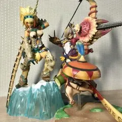 モンハンフィギュア　プライズ　一番くじ　アイルー　ハンター　カプコン