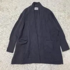 IENA イエナ 定価2.5万 上質ウールカシミヤニット カーデ ガウン コート