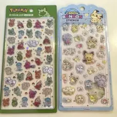 韓国限定！ポケモン　ドロップシール 2点セット