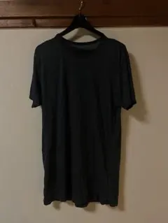 ダークグレー クルーネック 半袖Tシャツ