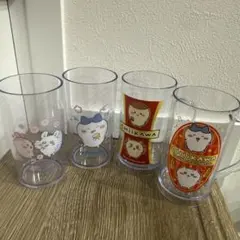 食玩 ちぃかわ プラスチックグラス 4つセット 新品未使用