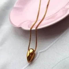 ヴィンテージ AVON レディース ゴールド系 ドロップ ネックレス しずく型