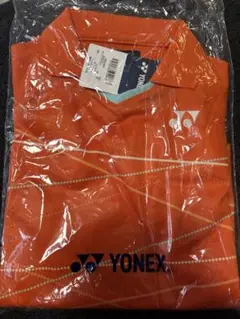 YONEX オレンジ ポロシャツ ストライプ
