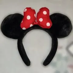 ミニーマウス風カチューシャ