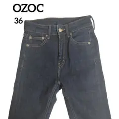 OZOC スキニーデニムパンツ 36サイズ インディゴ ブルー 美脚のサムネイル
