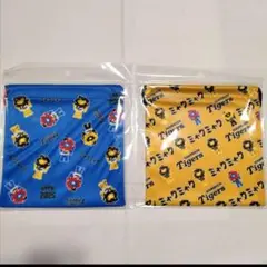 ☆阪神タイガース　ミャクミャク巾着　巾着袋コラボ商品　大阪関西万博　野球スポーツ