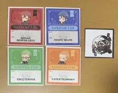 ツイステ　ハーツラビュル　バックステージパス風ステッカー　曲イメージステッカー