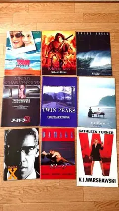 映画パンフレット9冊セットとチラシ色々