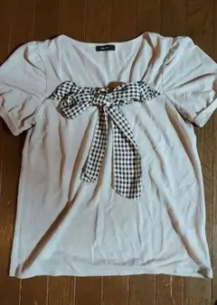 COMME CA ISM　デザインTシャツ　L