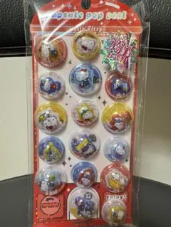 ハローキティ レトロ　カプセルポップシール サンリオ　新作