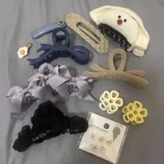 ［全セット］ヘアアクセ　まとめ売り　ヘアクリップ　バンスクリップ　ヘアピン