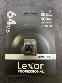 新品未開　Lexar SDXCカード　64gb