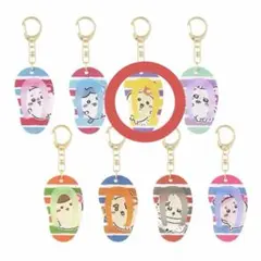 シーサーのおみやげやさん トレーディングビーチサンダルキーホルダー うさぎ