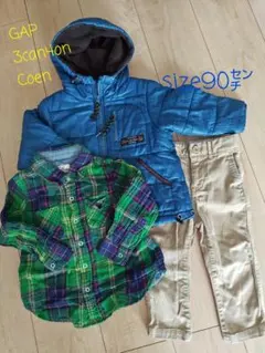 GAP 3can4on Coen ベビーキッズ　男の子　おまとめセット　90㌢