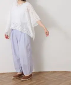 journal standard luxe カットワークレースポンチョブラウスのサムネイル