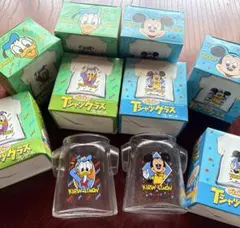 キリンレモン ドナルドダック ミッキーマウス グラスセット Tシャツ 昭和レトロ