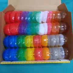 カプセルトイ用 多色カプセル 30個セット　ガチャガチャ　カラフル　約45㎜