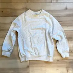 美品H&M シンプルスウェット 杢オートミール
