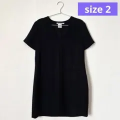 Alexander Mcqueen ワンピース ミニ ブラック 半袖のサムネイル