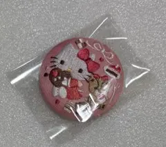 サンリオキャラクター　刺繍缶バッジ3 ハローキティ