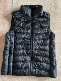 ユニクロ　ダウンベスト　レディース　XL ネイビー　紺色