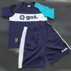gol. サッカーウェアセット Sサイズ ネイビー/アクア