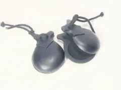 フラメンコ用カスタネット 黒 2組セットのサムネイル