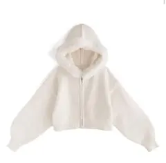 GRL フードファーニットパーカー[an1497]