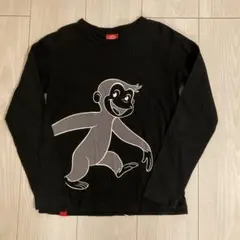 美品✴︎オジコ　おさるのジョージ長袖カットソー10A