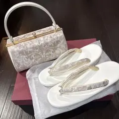 成人式バッグと草履セット