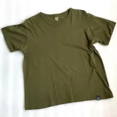 Kaepa 無地 半袖Tシャツ オリーブ　Mサイズのサムネイル