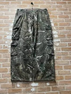 中古 ネイバーフッド リアルツリーカモ ベロア コーデュロイ ワイド
