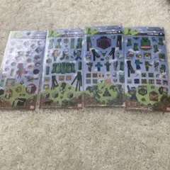 マイクラ キャラクターシール 4枚セット