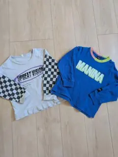 長袖カットソー2点セット　まとめ売り　ロンT　男の子服　110