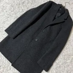 ［良品］A DAY IN THE LIFEチェスターコート グレー Mのサムネイル