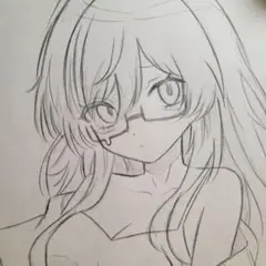 手描きイラスト オリジナル 女の子