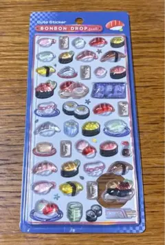 ボンボンドロップシール　寿司　和柄