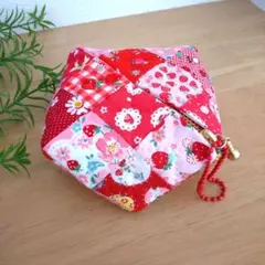 パッチワークポーチ作成キット〈ビスコーニュポーチ〉松山敦子 YUWA ルシアン